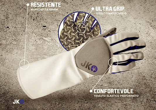 Euro Fencing JKO professional glove with grip
